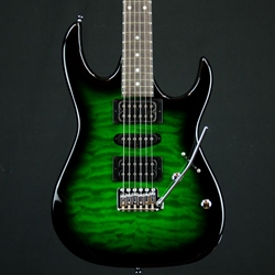 Ibanez GIO RX GRX70Q Electric Guitar - Transparent Emerald Burst GRX70QATEB
