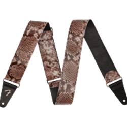 Fender Wild Faux Snakeskin Leather Strap, 2" 0990601054