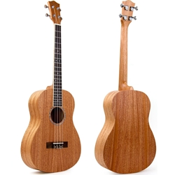 Stagg Traditional baritone ukulele with sapele top and gigbag UB-30