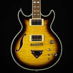 Ibanez AR520H AR Standard Electric Guitar, Flamed Maple Top, Violin Sunburst, Semi Hollow AR520HFMVLS