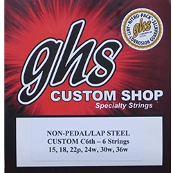 Ghs GHS GLSC6 Custom Nickel Roundwound Lap Steel - C6-Tuning