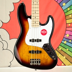 Squier Affinity Series™ Jazz Bass®, Maple Fingerboard, White Pickguard, 3-Color Sunburst 0378602500