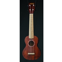 Gretsch G9100-L Soprano Long-Neck Ukulele with Gig Bag, Ovangkol Fingerboard, Vintage Mahogany Stain 2732021321