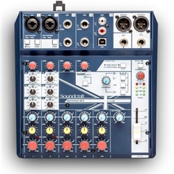 Soundcraft Notepad 8FX Small-format Analog Mixing Console with USB I/O and Lexicon Effects NOTEPAD8FX