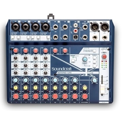 Soundcraft Notepad 12FX Small-Format 12-Channel Analog Mixing Console with USB I/O and Lexicon Effects NOTEPAD12FX