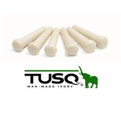 Graph Tech TUSQ Traditional Bridge Pins White With No Dot PP-1100-01