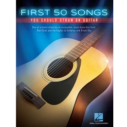 Hal Leonard First 50 Songs You Should Strum on Guitar HL00148996