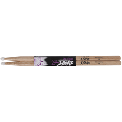 On-stage Hickory Drum Sticks 5B, Nylon Tip HN5B