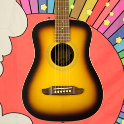 Fender Redondo Mini, Sunburst with Gig Bag Acoustic Guitar 0970710103
