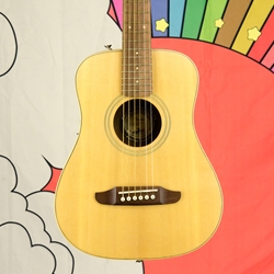 Fender Redondo Mini Acoustic Guitar, Natural 0970710121
