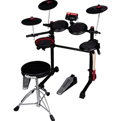 ddrum EFLEX Electronic 5 piece drum set.