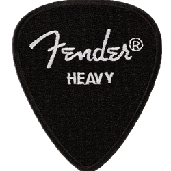 Fender FENDER™ HEAVY PICK PATCH, BLACK 9122421109