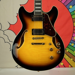 2022 Ibanez artcore Expressionist Electric Guitar - Antique Yellow Sunburst AS93FMAYS