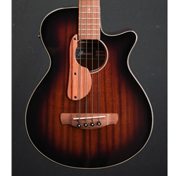 Ibanez AEGB24E AEG Acoustic-electric Bass Guitar - Mahogany Sunburst High Gloss AEGB24EMHS