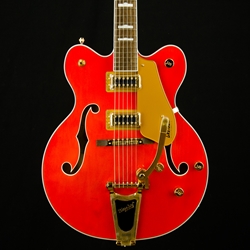 Gretsch G5422TG Electromatic Classic Hollow Body Double-Cut with Bigsby and Gold Hardware, Laurel Fingerboard, Orange Stain 2506217512
