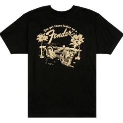 Fender FENDER® GET THERE FASTER T-SHIRT Black, M 9190124406