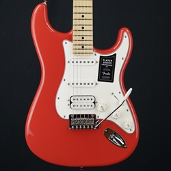 Fender Deluxe Edition Players Series Stratocaster Electric Guitar - Fiesta Red Finish - HSS 0144522540