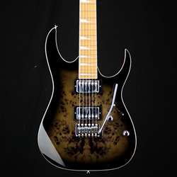 CLOSEOUT Ibanez GRG220PA2 Electric Guitar, Brown Black Burst GRG220PA2BKB