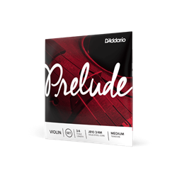 D'addario D'Addario Prelude Violin String Set, 3/4 Scale, Medium Tension J8103/4M