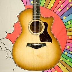 Taylor 514CE Urban Ironbark/Torrefied Sitka Acoustic Guitar w/Hard Case T514CE