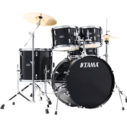 NEW Tama Stagestar 5pc Drum Set - Black Night Sparkle (BNS) ST52H5CBNS