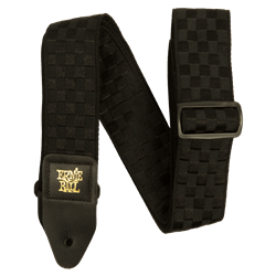 Ernie Ball ERNIE BALL BLACK CHECKERS JACQUARD STRAP P05341