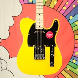 Squier Sonic Telecaster, Maple Fingerboard, Black Pickguard, Butterscotch Blonde 0373453550