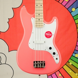 Squier Sonic™ Bronco™ Bass, Maple Fingerboard, White Pickguard, Tahitian Coral 0373802511