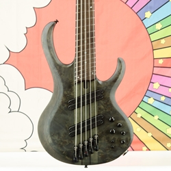 Ibanez BTB805MS 5-string Bass Guitar - Transparent Gray Flat BTB805MSTGF