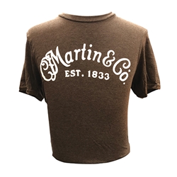 Martin BASIC LOGO TEE Heather Brown M 18CM0135M