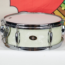 Vintage mid 60s  Slingerland 161 Deluxe Student Snare Drum, White Marine Pearl ISS21577