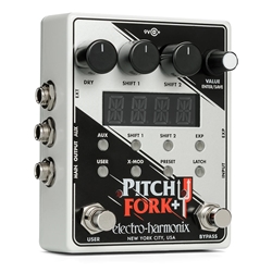 Electroharmonix Electro-Harmonix Pitch Fork Plus Polyphonic Pitch Shifter Effect Pedal PITCHFORK+