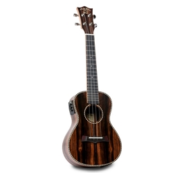 Amahi Snail Bocote Concert Ukulele with Pickup System UKC-520EQ