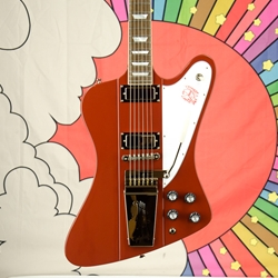 Epiphone 1963 Firebird V, Ember Red (Incl. Hard Case) EIGC63FB5EMRNM1