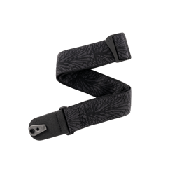 D'addario Pad Lock Woven Guitar Strap, Lightning Black 50TB02-R