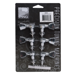 Ping P2654A Geared Individual Tuning Machines, Chrome (3 per side)