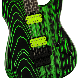 Charvel Pro-Mod San Dimas® Style 1 HH FR E Ash, Ebony Fingerboard, Green Glow 2970011518