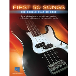Hal Leonard First 50 Songs You Should Play on Bass HL00149189