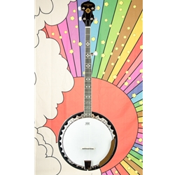 Oscar Schmidt OB5LH Left Handed Banjo 5-String Banjo OB5LH-A-U