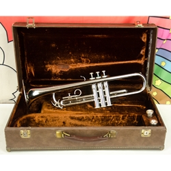 Vintage Mid 70's Olds Special Trumpet, Silver Plated, Case ISS23279