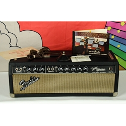 1966 Fender Bandmaster Head, Blackface, Serviced, Original Paperwork ISS23421