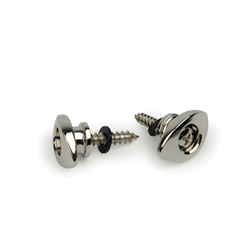 D'addario D'Addario Elliptical End Pins, Chrome PWEEP202