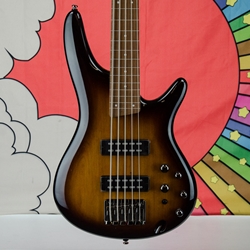 Ibanez Standard SR375E Fretless 5-string Bass Guitar - Brown Burst SR375EFBBT