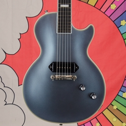 Epiphone Jared James Nichols "Blues Power" Les Paul Custom Electric Guitar - Aged Pelham Blue EILPCJJNAPBNH3