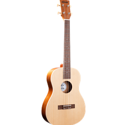 Amahi Amati UKB-2 Spruce and Mahogany, Baritone Ukulele (Carry Bag Included)