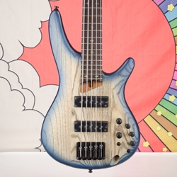 Ibanez SR605E 5-String Bass in Cosmic Blue Starburst Flat, Dealer Special SR605E-CTF