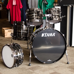 2022 Tama Starclassic Walnut/Birch 4pc Drum Set Lacquered Charcoal Oyster ISS25028
