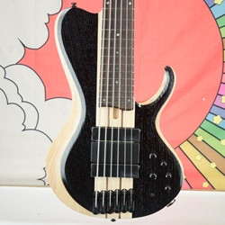 Ibanez Bass Workshop BTB866SC 6-string Bass Guitar - Weathered Black Low Gloss BTB866SCWKL