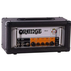 Orange OR15 15/7 Watt Class A Tube Head - Black OR15-BLACK