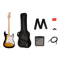 Squier Sonic® Stratocaster® Pack, Maple Fingerboard, 2-Color Sunburst, Gig 0371720003